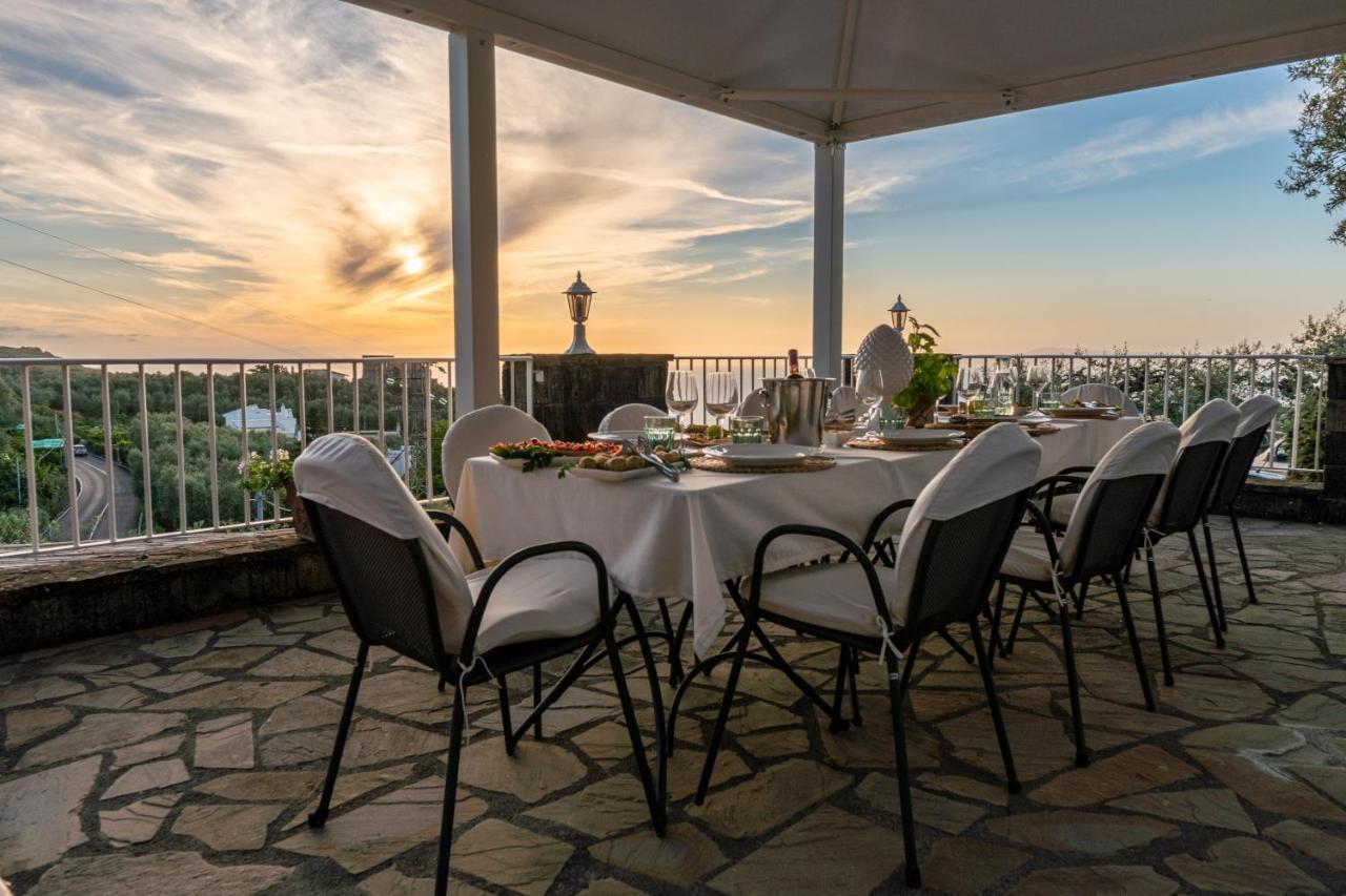 Villa Carolina Sorrento Private Heated Pool And Sea View Экстерьер фото