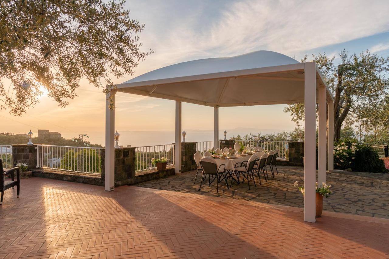 Villa Carolina Sorrento Private Heated Pool And Sea View Экстерьер фото