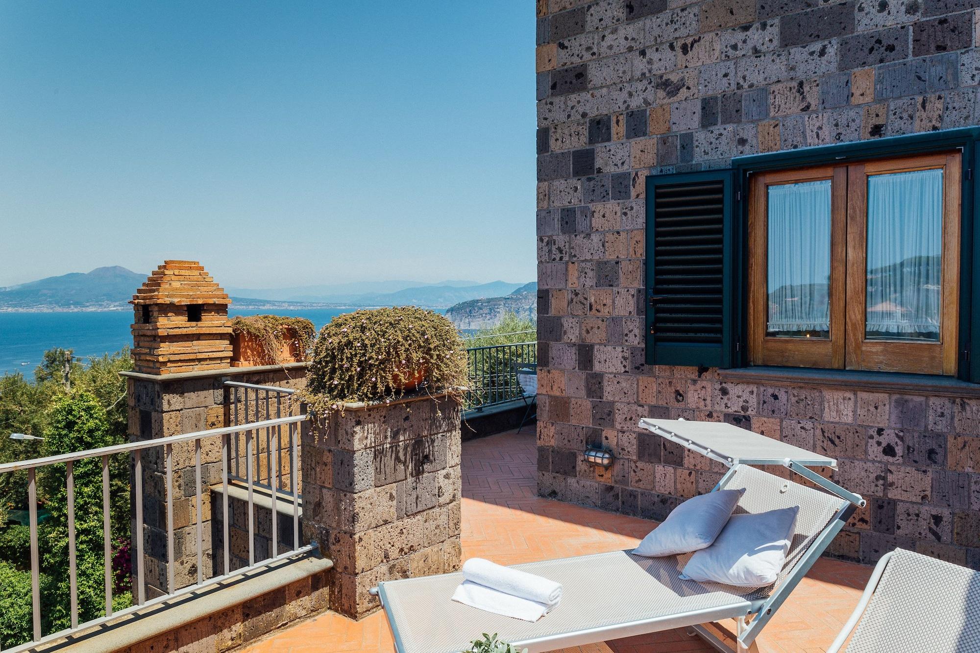 Villa Carolina Sorrento Private Heated Pool And Sea View Экстерьер фото