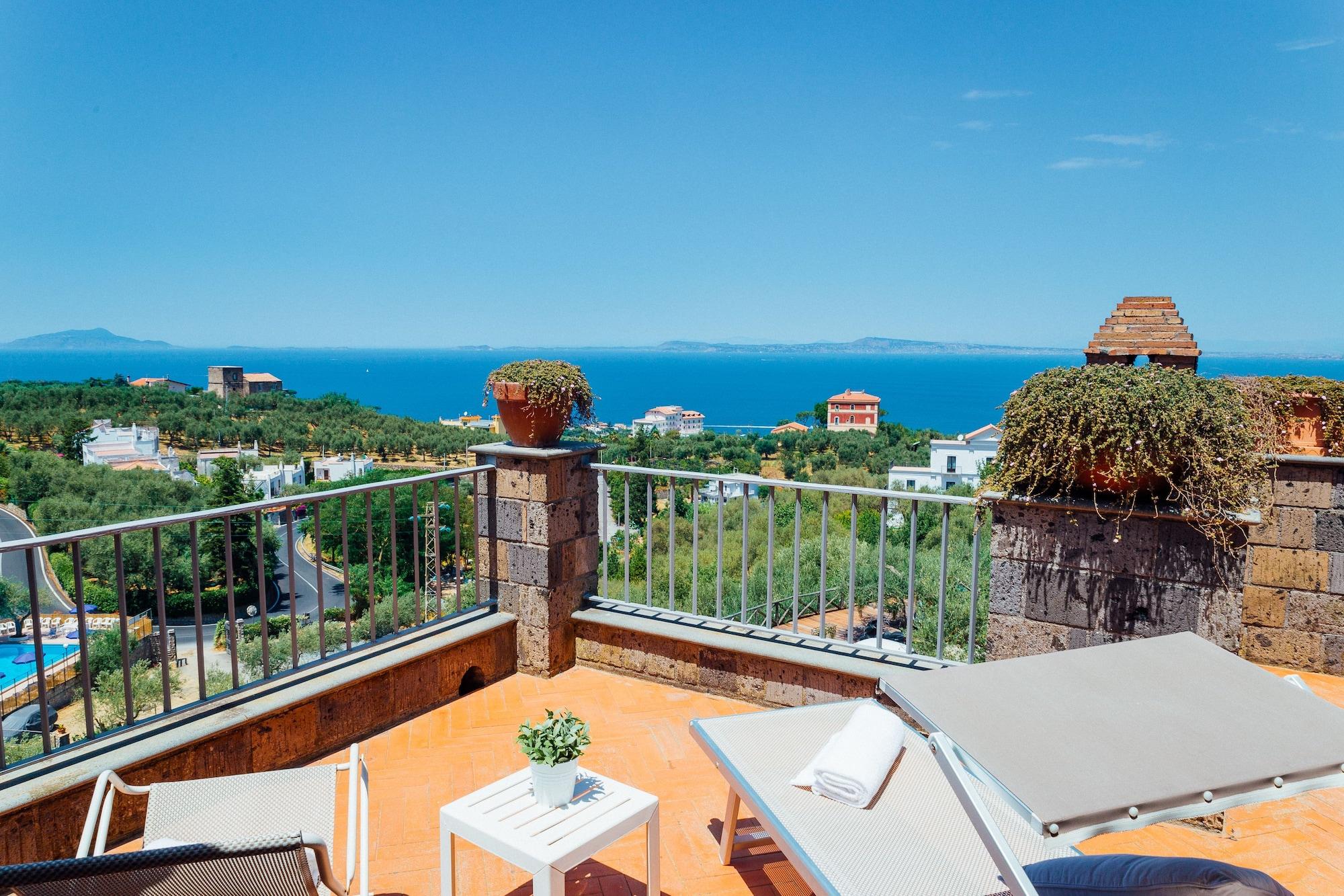 Villa Carolina Sorrento Private Heated Pool And Sea View Экстерьер фото